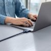 Tech-Protect MMC01 UltraBoost Kabel USB-C do MagSafe 3 140W 2m do MacBook Midnight Blue